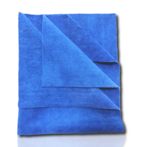 ŚCIERKA Z MIKROWŁÓKNA BEZSZWOWA  60X50 CM NIEBIESKA - 1 SZTUKA