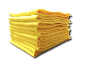 ŚCIERKA Z MIKROWŁÓKNA  40X40 CM ŻÓŁTA 10 SZTUK