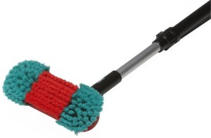 ZESTAW SZCZOTKA PRZEGUBOWA VIKAN Z PRZEPŁYWEM WODY I GUMOWYM RANTEM 25 CM ZE STYLEM PRZEPŁYWOWYM